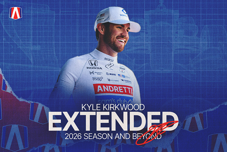 KYLE KIRKWOOD SIGNS MULTI-YEAR EXTENSION WITH ANDRETTI GLOBAL